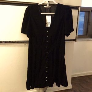 Zara velvet dress